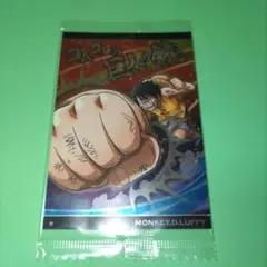 ONE PIECE キャラメルポップコーンカード モンキー・D・ルフィ 002