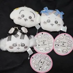 ちいかわ ミニがまぐち 〜リボン〜 3個 ハチワレ うさぎ モモンガ セット