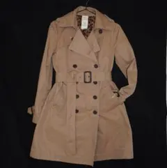 レオパード柄　トレンチコート