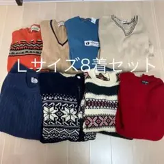 メンズ セーター ニット まとめ売り 8着