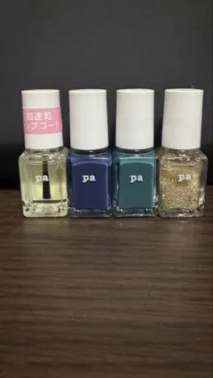 paネイルカラーセット（トップコート付き）