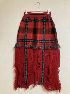 rurumu: ニットスカート rurumu:（ルルムウ）の「rurumu:/ルルムウ/symbiosis knit mini