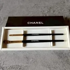 CHANEL シャネル メイクブラシ 2本セット コスメ 化粧筆 0722のサムネイル