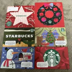 スターバックスカード　冬6種セット