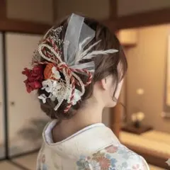 レディース 花 フラワー 髪飾り 10点セット 和装 結婚式 成人式 着物 袴に