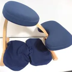 美品 balance Easy バランスイージー カバー付き ネイビー