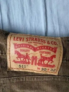 Levi's 511 ブラウンデニムパンツ W30 L32