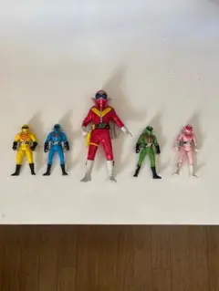 秘密戦隊ゴレンジャー ソフビ 5体セット 2004年版 - メルカリ