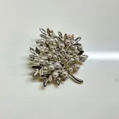 ブローチ　入学式　パール