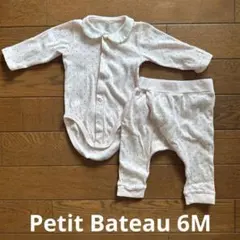 プチバトードットロンパース&パンツセット【6m/67cm】