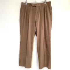 【本間】ゴルフウェア スラックスパンツ ツータック コーデュロイ ストレート M