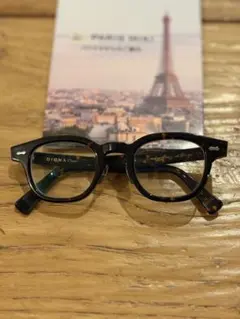 DIONA ブラック フレーム メガネ