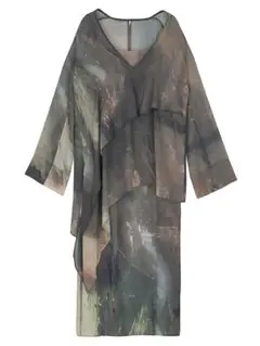AMERI NUANCE ART LAYER SHEER DRESS 桐谷美玲 - メルカリ