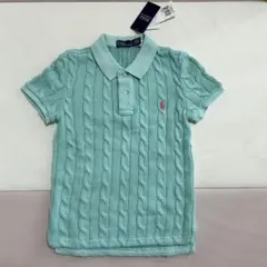 【新品未使用】POLO ラルフローレン ケーブルニット ポロシャツ（Sサイズ）