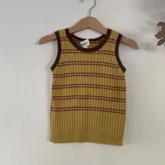 MABLI ストライプ ニットタンクトップ 18m