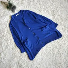 【アメリカンホリック】カーディガン/ブルー/M/接触冷感/新品未使用/メンズ