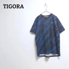ティゴラ　Tシャツ　総柄　サッカー　スポーツ　運動　薄手　ストレッチ　160のサムネイル