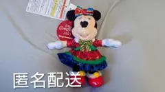 ミニーマウス ぬいぐるみバッチ ディズニークリスマス2025 【タグ付き】