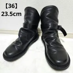 美品✨ トリッペン 36 BOMB ボム ショートブーツ レザー ブラック