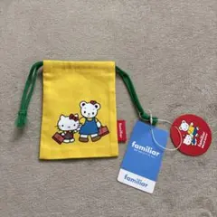 familiar Hello Kitty 巾着 ポーチ　ファミリア　サンリオのサムネイル