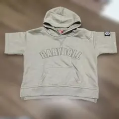 BABYDOLL 半袖パーカー　80