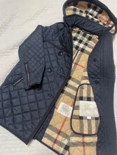 極美品 バーバリーロンドン ロングコート ノバチェック カシミヤ混 キルティング 極美品 BURBERRY LONDON キルティングコート ノバチェック
