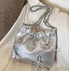 ショルダーバッグ SHEIN シルバー