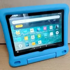 良品 Fire HD 8 キッズモデル ブルー 32GB カバー付きのサムネイル