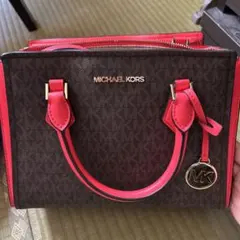 MICHAEL KORS ショルダーバッグ ブラウン/赤