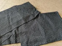 着物 小紋 反物 幾何学模様 黒系
