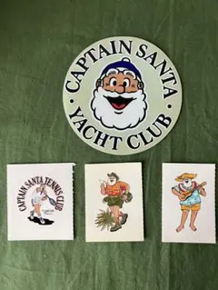 【ぷーりん様専用】昭和レトロ80年代　キャプテンサンタ　ステッカー