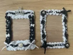 ホイップデコ トレカケース トレカケースデコ 硬質ケース ブラック ホワイト