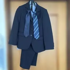 125サイズ 5点セット　ジャケット・パンツ(半ズボン)ネクタイ2本　ワイシャツ
