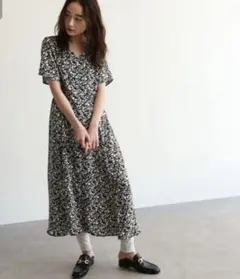 ozoc 花柄ワンピース