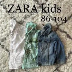 ZARA KIDS boys 86-104サイズ３枚セット　シャツ　ジージャン