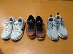 Nike２足　Reebok1足　3点まとめ売り　25.5cm
