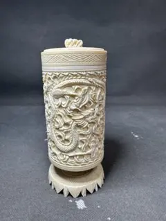 極上 花瓶 置物 天然素材 アンティーク 骨董 飾り物 古美術品 細密細工