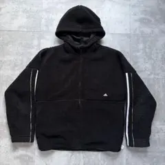 adidas フリースボアジャケット ジップアップ サイズXL