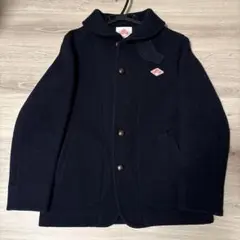 ウールネイビーコート ボタン留め