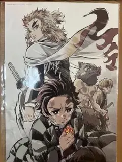 鬼滅の刃 A4イラスト　映画特典　無限列車