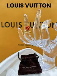 LOUISVUITTON ルイヴィトン　レッド　ハート　リング　アクセサリー