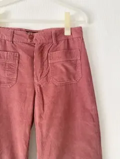 ピンク パンツ コーデュロイ