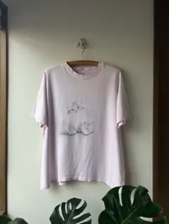 vintage portrait cat t-shirt 猫tシャツ