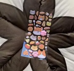 3D 立体 ぷにぷに もちもち もちぷに 猫 犬 肉球 キャラクター シール