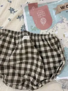 organic zoo Olive Gingham Shortie