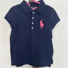 Ralph Lauren ネイビー ビックポニー　ポロシャツ 4T 110