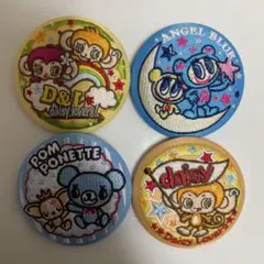 ナルミヤキャラクターズ刺繍缶バッジ 4種セット