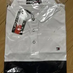 Tommy Hilfiger ポロシャツ Mサイズ ホワイト/ブラック
