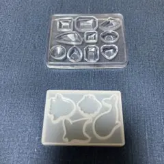 熊童子様専用 レジン型セット 多角形と動物