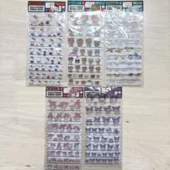 ラスト1点‼️サンリオ 4サイズステッカー Glass styleシール 5枚
